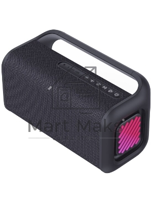 Колонка портативная Digma D-PS1526 черный 40W 2.0 BT 10м 3000mAh