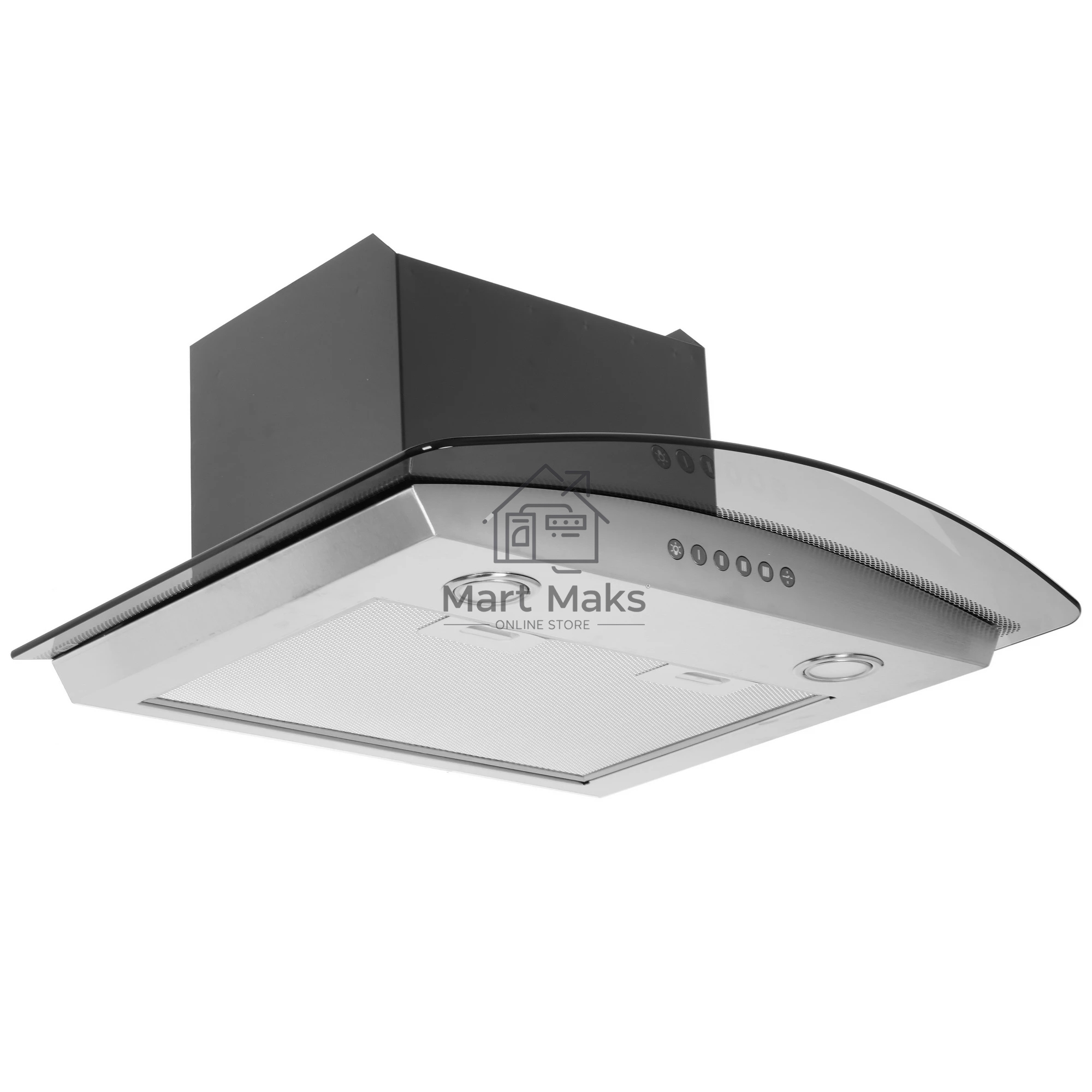 Вытяжка каминная Elikor Аметист S4 60Н-700-Э4Д серебристый, 60 см, 700 куб. м/ч, 52 дБ