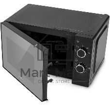 Микроволновая печь Vitek VT-MW2020 черный/хром, 20 л, 700 Вт, переключатели — поворотный механизм