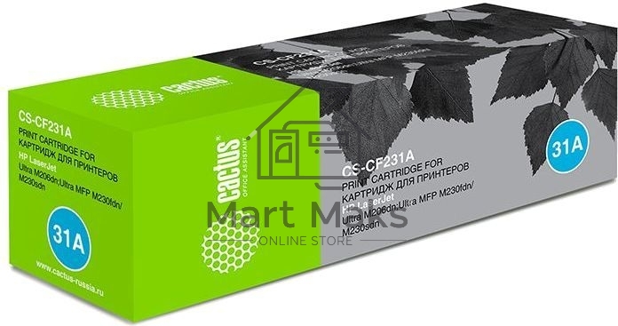 Картридж лазерный Cactus CS-CF231A черный (5000 стр.) для HP LJ M206dn/Ultra MFP M230fdn/M230sdn