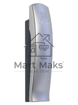 Устройство квартирное переговорное с регулировкой громкости вызова VIZIT УКП-7М Серебристый металлик