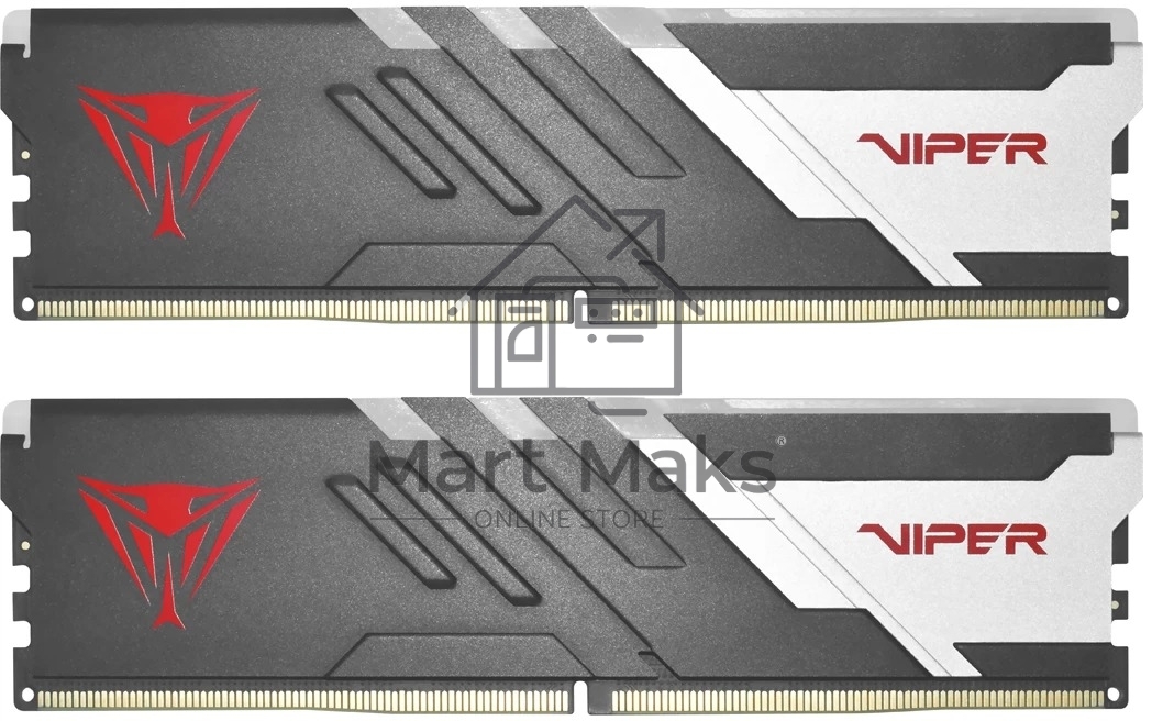 Оперативная память Patriot Viper Venom, DDR5, 48GB (2x24 GB), 6000 MHz, CL30, DIMM, радиатор, RGB, черный