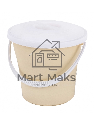 Ведро Альтернатива 10л с крышкой М374