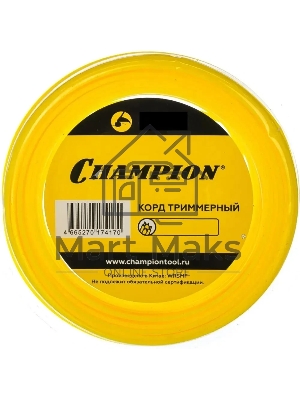 Корд трим. CHAMPION Star 2.4мм*12м (звезда), CHAMPION, шт