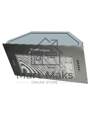 Встраиваемая вытяжка MONSHER ANGERS 60 Acier, ширина 60 см, отвод/рециркуляция, 500 м3/час, механическое кнопочное управление, 3 скорости, светодиодное освещение 1х5 Вт, металлические жироулавливающие фильтры, угольный фильтр KFY (опция), уровень шума 45 