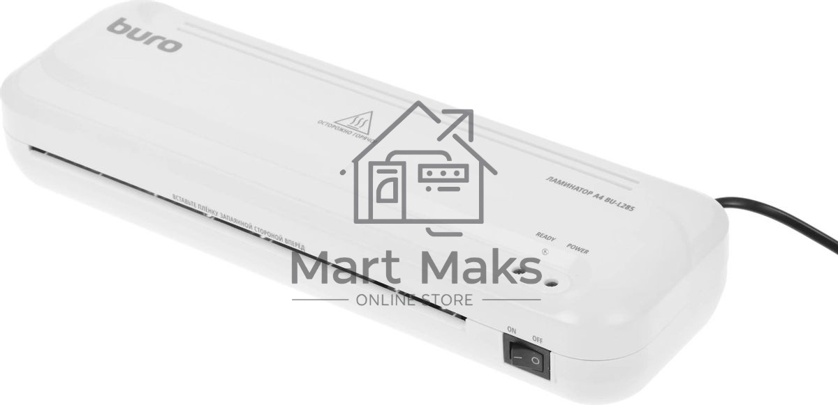 Ламинатор Buro BU-L285 A4 (80-100мкм) 22см/мин (2вал.) лам.фото