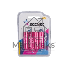 Аккумулятор AA/R6 NI-MN 1500мА.ч BP-4 (блист.4шт) КОСМОС KOCR6NIMH1500mAh4BL