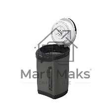 Термопот Blackton Bt TP432 Black NEW, мощность 900 Вт, объем 4 л, электронный тип управления, функция повторного кипячения, функция поддержания температуры Способы подачи воды: электрическая помпа, ручная помпа, нажатие чашкой на клапан, индикатор уровня воды, автоотключение при недостаточном количестве воды, блокировка подачи воды для ручной помпы, защита от перегрева, съемная крышка, ручка для переноски, материал корпуса - металл, пластик, материал внутренней камеры из нержавеющей стали, длина электрошнура 1.0 м, напряжение 220-240 В, 50-60 Гц, защита от поражения электротоком класс I