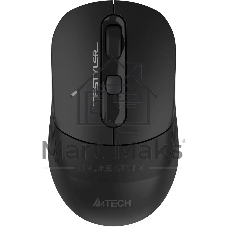 Мышь беспроводная A4Tech Fstyler FB10CS черный, 2000 dpi, радиоканал, Bluetooth, USB, кнопки - 4