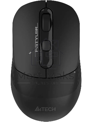Мышь беспроводная A4Tech Fstyler FB10CS черный, 2000 dpi, радиоканал, Bluetooth, USB, кнопки - 4