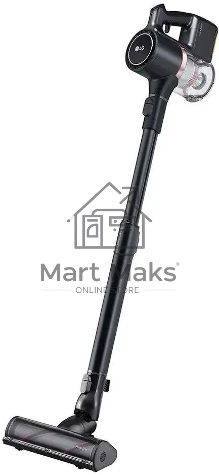 Пылесос вертикальный LG A9N-MASTERX черный, питание от аккумулятора, 160 Вт, уборка влажная/сухая, пылесборник 0.44 л, работа от АКБ max 50 мин