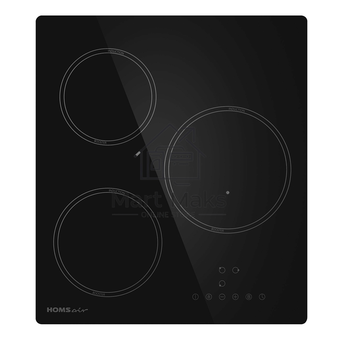 Индукционная варочная панель HOMSair HI43ABK независимая, черный