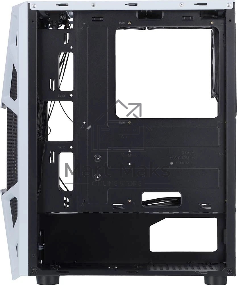 Компьютерный корпус AeroCool / Formula CL-3303W RGB белый без БП ATX 6x120mm 2xUSB2.0 1xUSB3.0 audio bott PSU