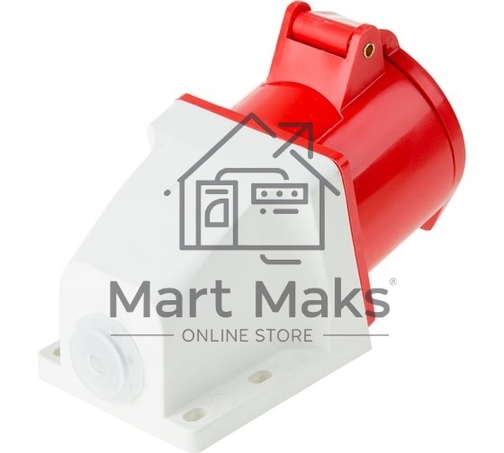 Розетка Rexant 125 стационарная 3Р+РЕ+N 32А 380В IP44