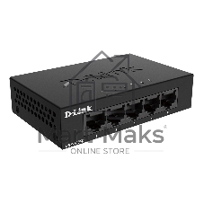 Коммутатор D-Link DGS-1005D/J2A, 5×1 Гбит/с, неуправляемый