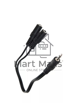 Кабель-адаптер 3.5ST(M)/2*3.5 ST(F), 0.2метра VCOM <CV203> Кабель-адаптер 3.5ST(M)/2*3.5 ST(F), 0.2метра VCOM <CV203>