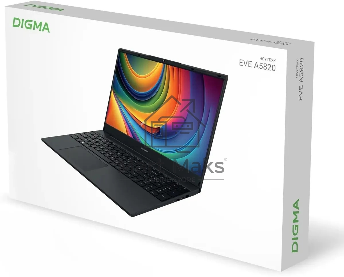 Ноутбук Digma EVE A5820 Ryzen 3 3200U 16Gb SSD512Gb AMD Radeon 15.6