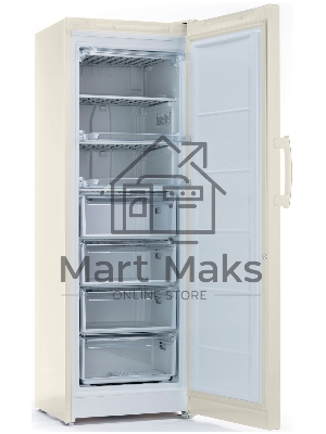 Морозильная камера Indesit DSZ 5175 E, бежевый, 261 л, 4 ящика