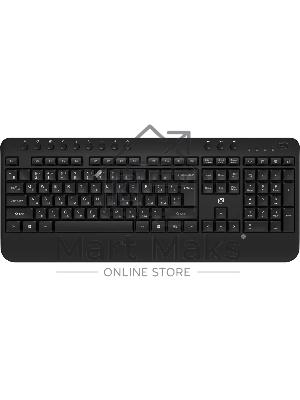 Клавиатура Oklick K257W беспроводная, радиоканал, чёрный