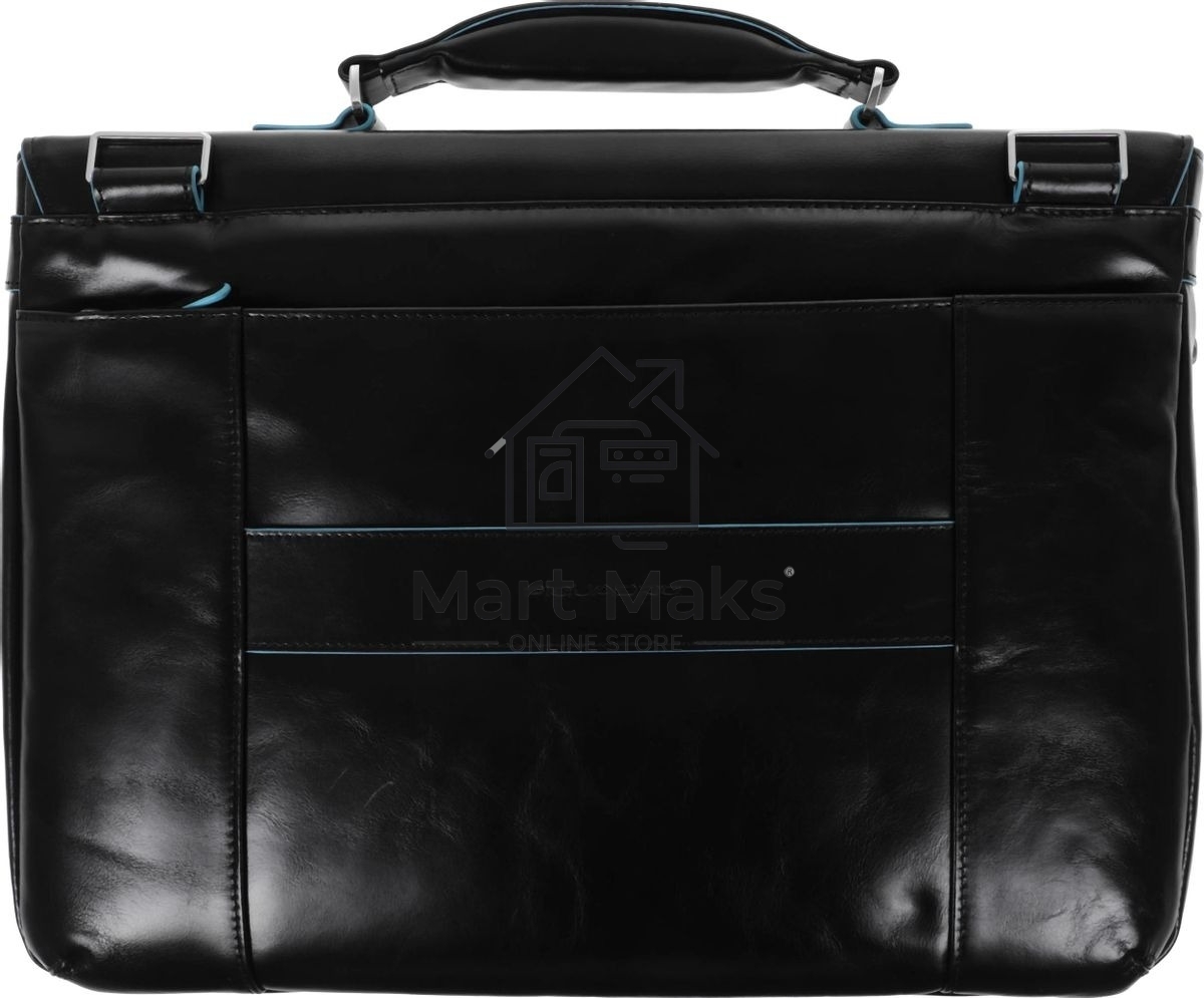 Портфель Piquadro Blue Square CA3111B2/N, черный, натур.кожа/нейлон