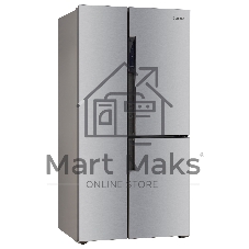 Холодильник Бирюса TD 563 I нержавеющая сталь трехкамерный 207/223 л морозилка слева, NoFrost, Side-by-side