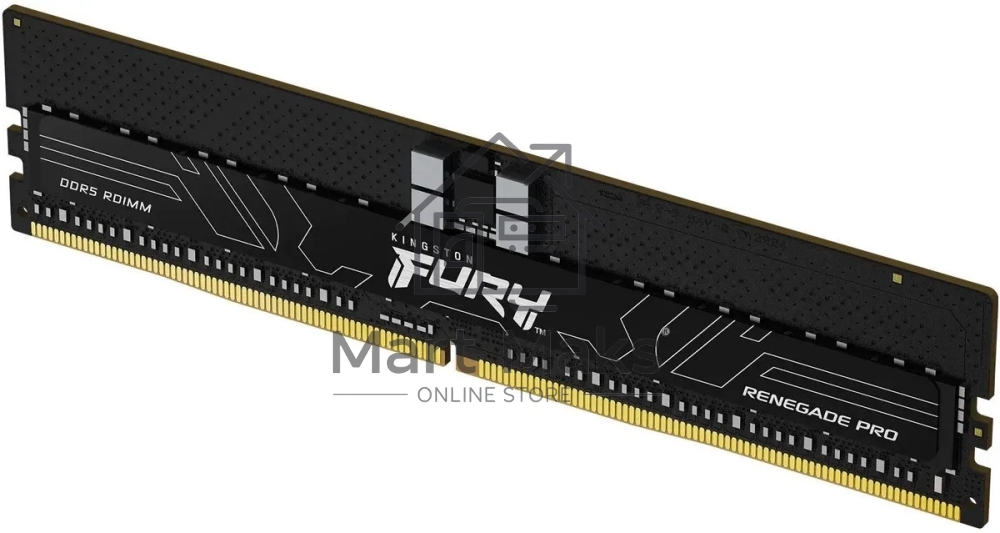 Оперативная память Kingston Fury Renegade Pro, DDR5, 16GB, DIMM, 6800MHz, CL34, ECC, RDIMM, с радиатором, черный