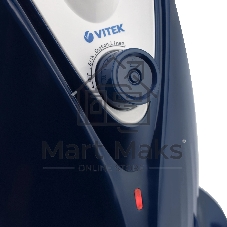 Отпариватель Vitek VT-2437 синий, 1800 Вт, 46 г/мин, 1700 мл