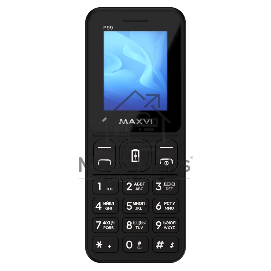 Мобильный телефон Maxvi P99 черный