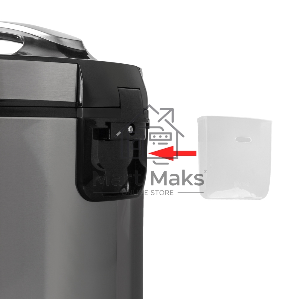 Мультиварка электрическая Endever Vita-124 черный/стальной, 1000 Вт, 5 л, 16 авторежимов работы, книга рецептов