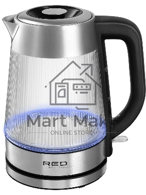 Чайник электрический Red Solution G121 1.8 л, 2200 Вт, черный/серебристый