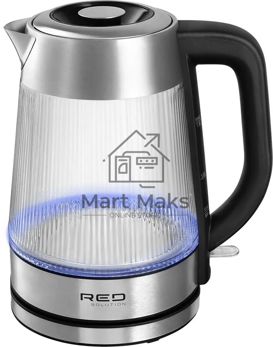 Чайник электрический Red Solution G121 1.8 л, 2200 Вт, черный/серебристый Чайник электрический Red Solution G121 1.8 л, 2200 Вт, черный/серебристый