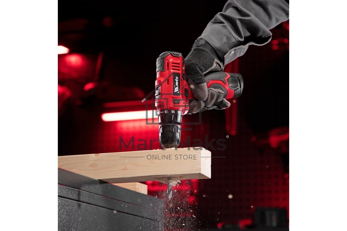 Дрель-шуруповерт аккумуляторная MTX MCDL-12-02P, Аккумуляторная, 12В, 2 АКБ, Кейс