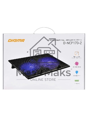 Подставка для ноутбука Digma D-NCP170-2 17