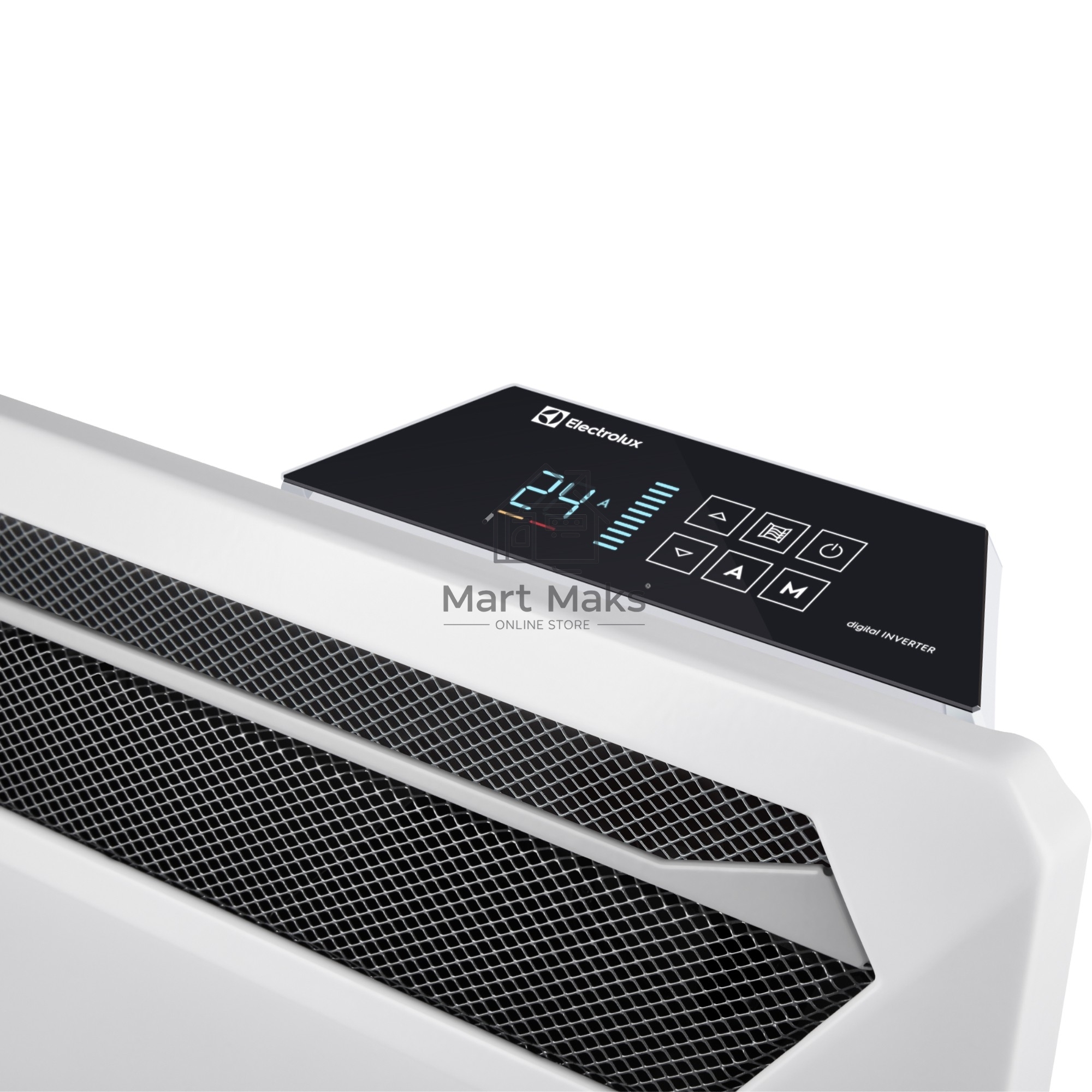 Комплект Electrolux Rapid Transformer с блоком управления и шасси ECH/R-2000 T-TUI4 белый, 2000 Вт, 25 м2, термостат, дисплей
