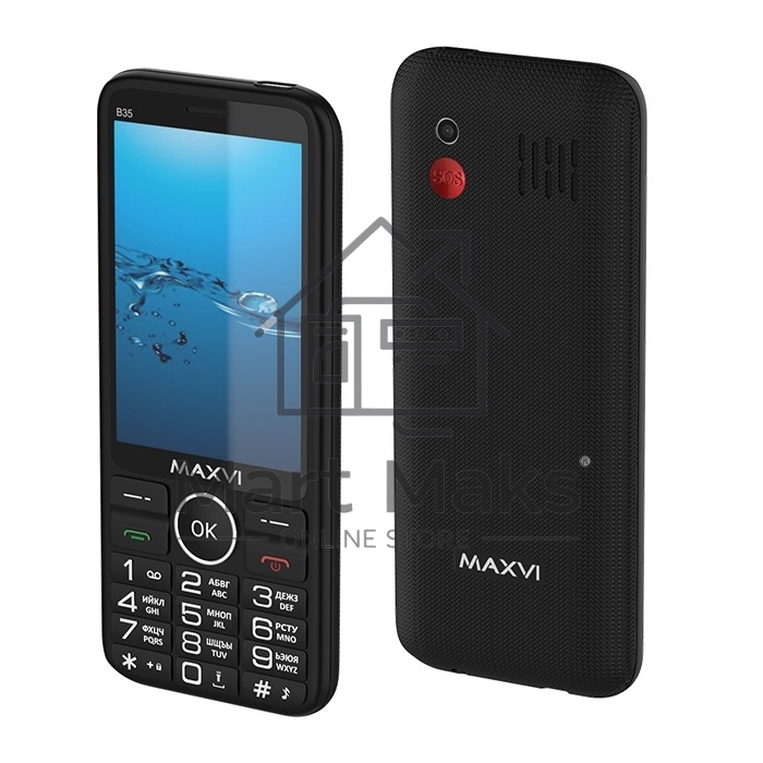 Мобильный телефон MAXVI B35 черный