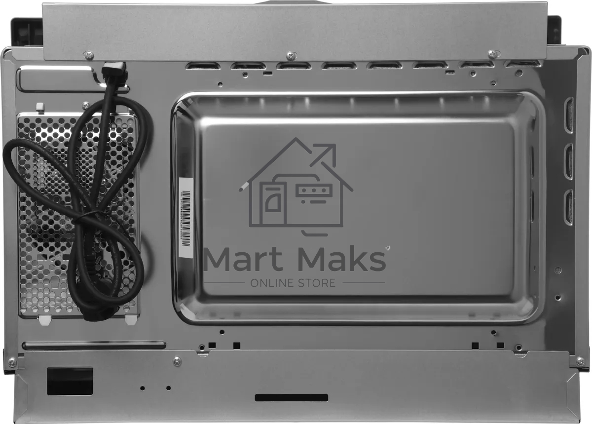 Микроволновая печь встраиваемая Domfy DM2540BW BG черный, 25 л, 900 Вт, переключатели - поворотный механизм/кнопки