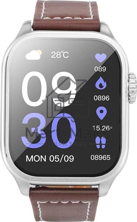 Смарт-часы HOCO (6942007604864) Y17 2.03 Silver