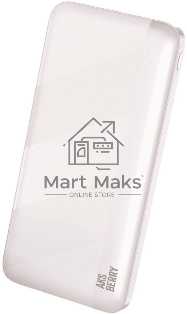 Портативный аккумулятор AKSBERRY (6900288200014) E103 Infinity 10000 mAh (белый)