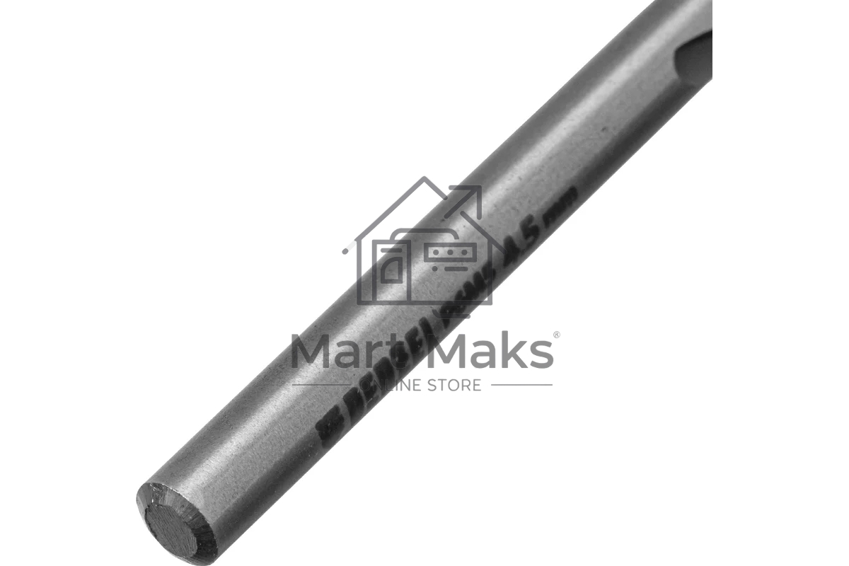 Сверло спиральное по металлу Denzel 4,5 x 80 мм, Р6М5, Golden Tip, многогранная заточка