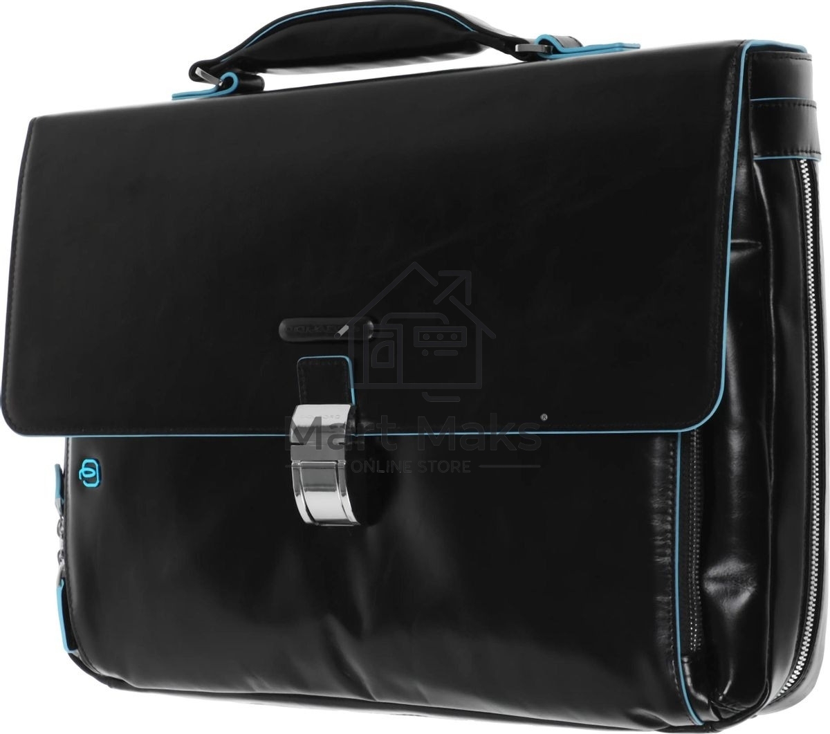 Портфель Piquadro Blue Square CA3111B2/N, черный, натур.кожа/нейлон