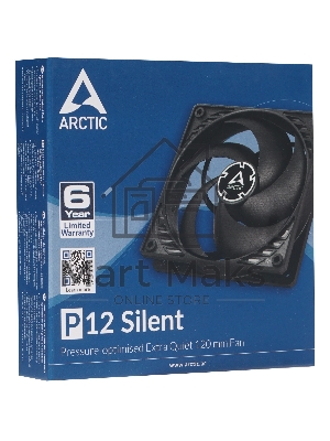 Вентилятор для корпуса Case fan ARCTIC P12 Silent (черный/черный) (ACFAN00130A)