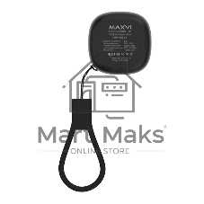 Беспроводные наушники Maxvi MHF-108BT черные TWS\капли\Sensor\180мАч\5.3\кабель Type-C