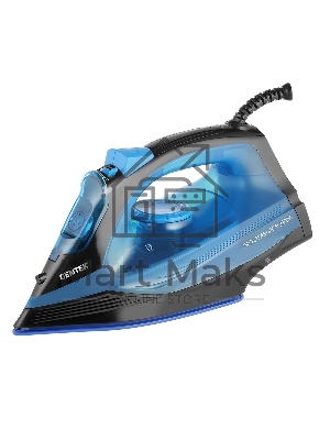 Утюг Centek CT-2351 синий, 2200 Вт, 35 г/мин, 130 г/мин, 300 мл