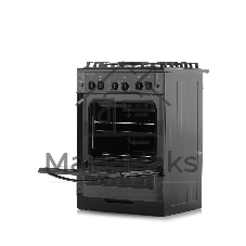 Плита газовая Gefest ПГ 6500-02 0115 черный, конфорок 4 шт, духовка 52 л, 60 см x 85 см x 60 см
