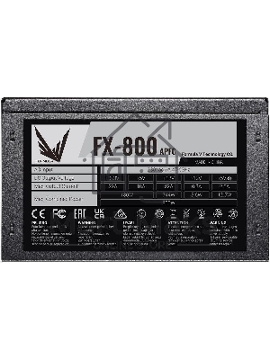 Блок питания Aerocool / Formula FX-800 RTL, 800Вт, 120мм, черный