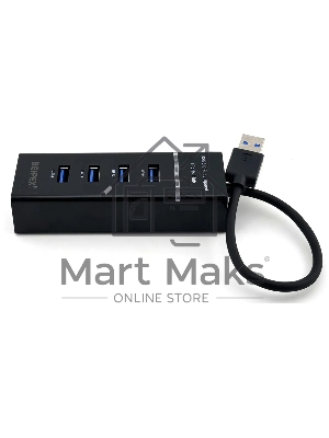 Разветвитель USB 3.0 BHP-P104 4порт. черный