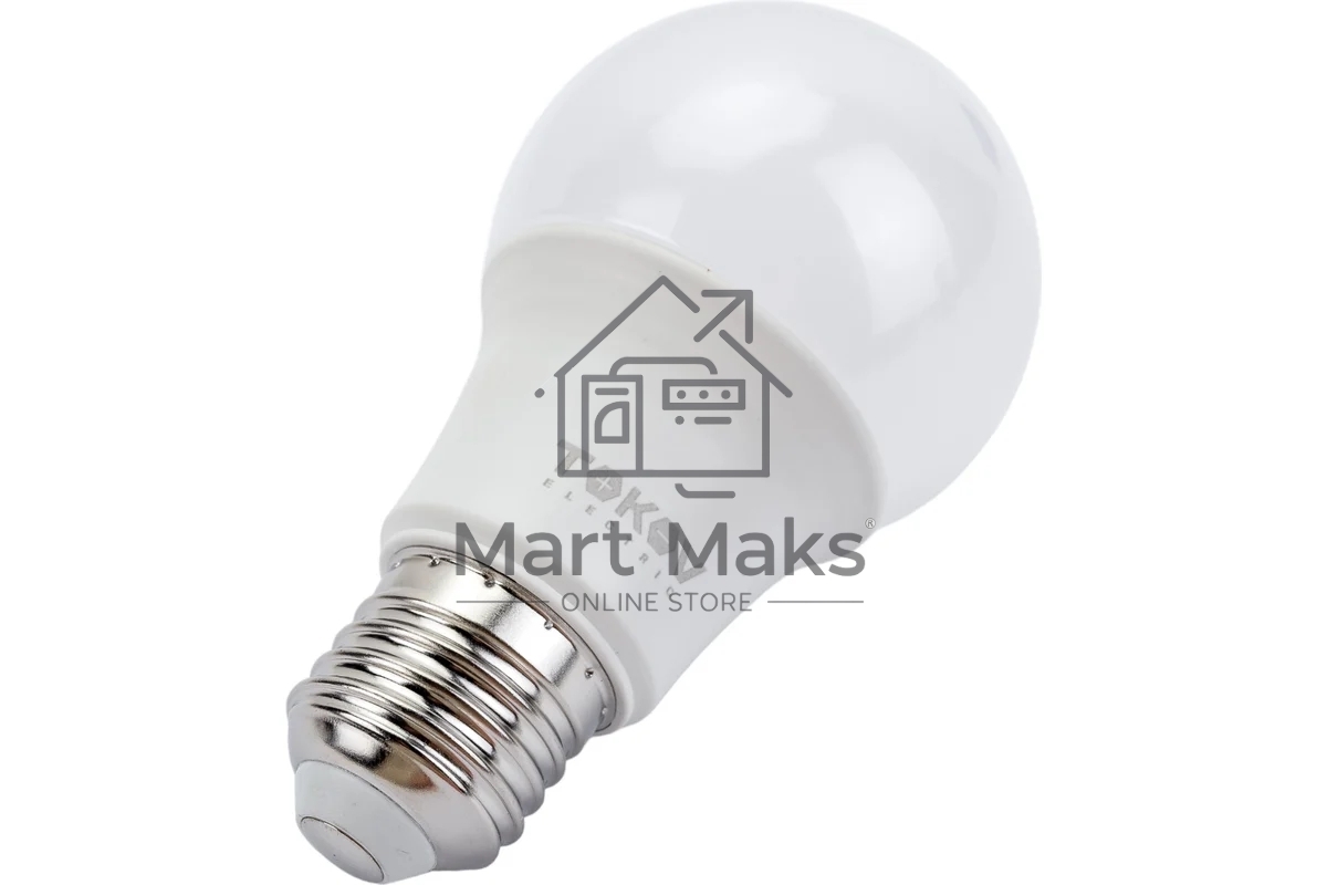 Лампа светодиодная TOKOV ELECTRIC TKE-A60-E27-10-3K 10 Вт А60 3000К Е27 175-265 В