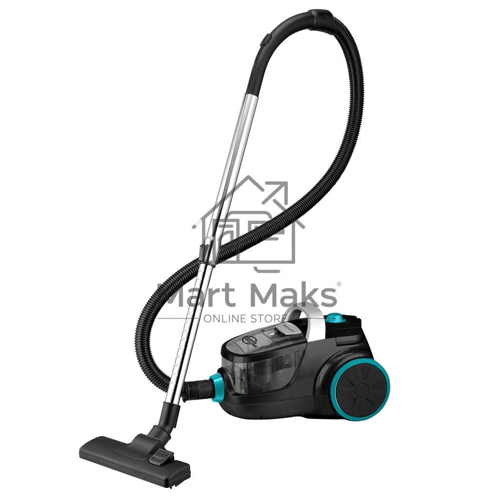 Пылесос DELTA LUX DL-0836 черный с бирюзовым