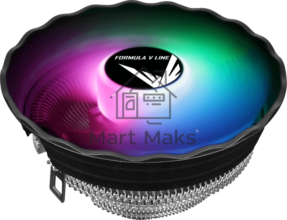 Устройство охлаждения(кулер) Formula AC Air Frost Plus RGb Soc-AM5/AM4/1200/1700/1851 черный 3-pin 24dB Al 110W 360gr Ret (AIR FROST PLUS FRGb 3P)