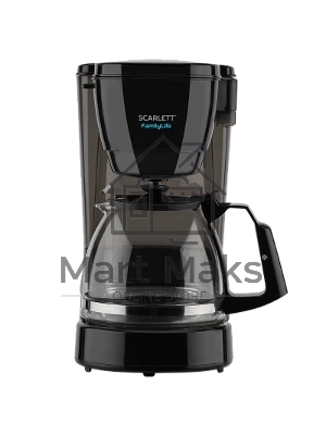 Кофеварка капельная Scarlett SC-CM33018 черный, исп. кофе - молотый, 0.75 л, 600 Вт.